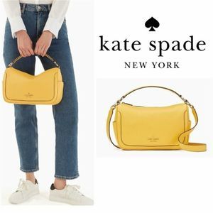 NWT kate spade Yellow Leather Shoulder Bag